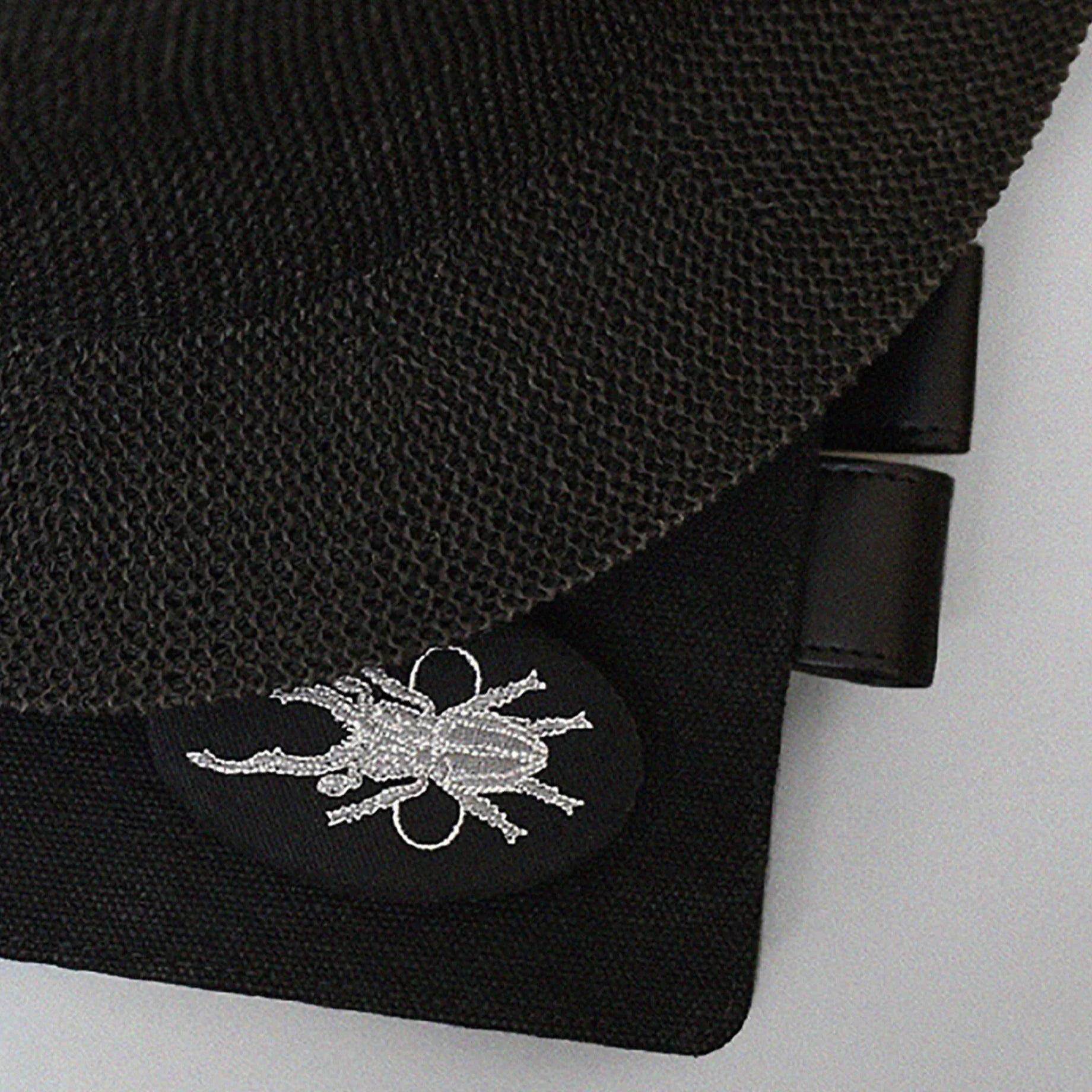 RIBBON WORKS Embroidery Brooch Silver Stag Beetle