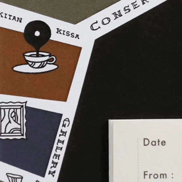 RIBBON WORKS Kitan Kissa Special Stickers Guidemap