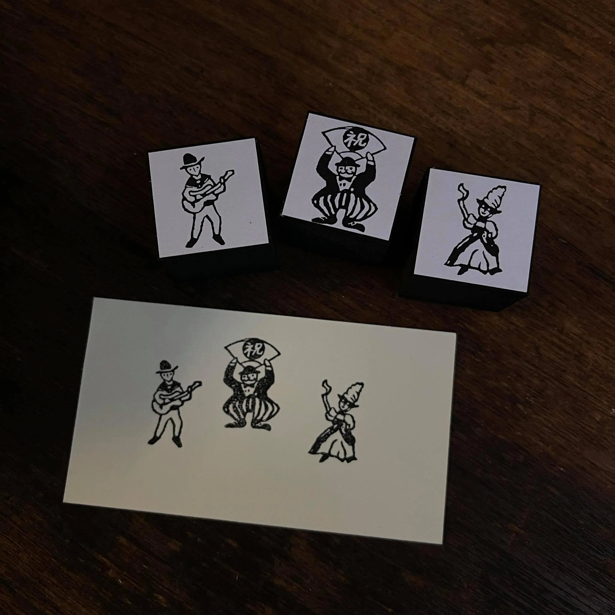 KOCKA Rubber Stamp Festival People Who Play Guitar