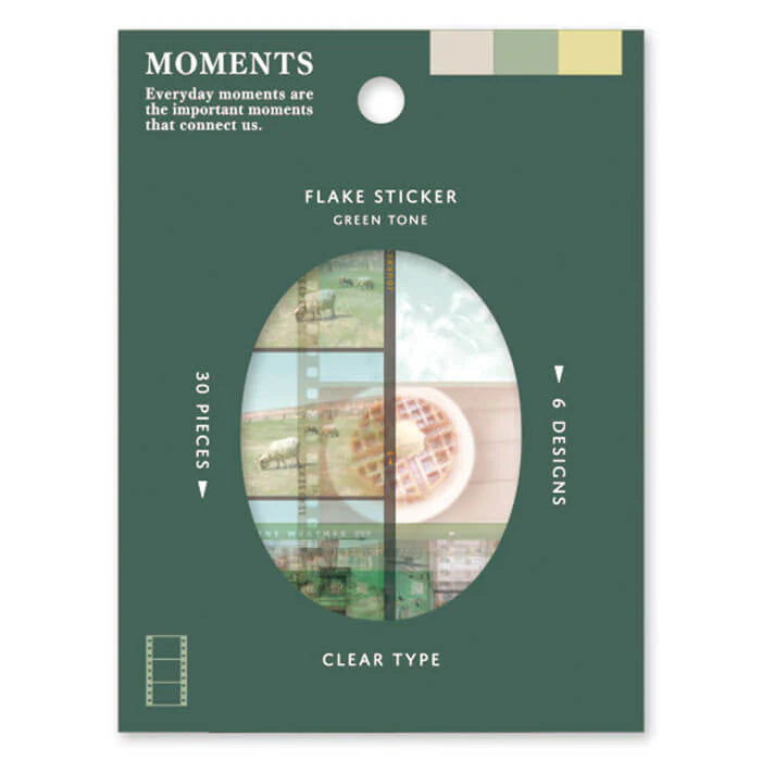 MINDWAVE Sticker Flakes Moments Green Tone