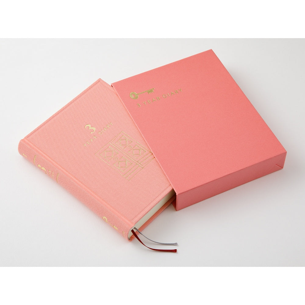 MIDORI Diary 3 Years Gate Mini Pink