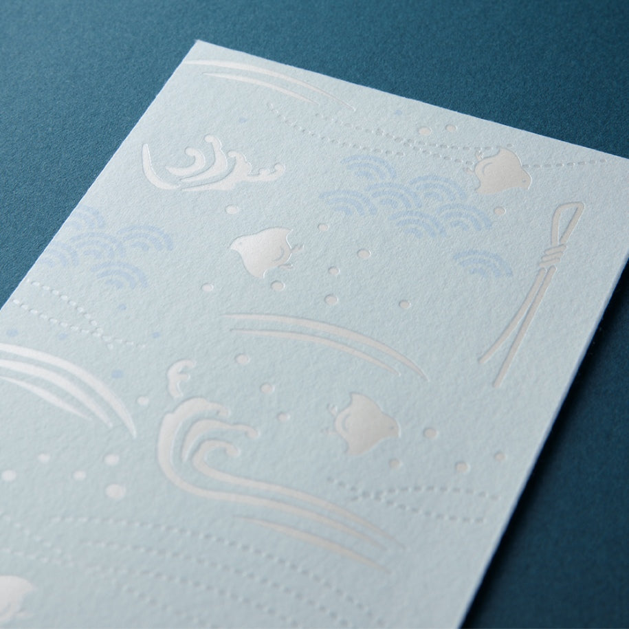 MIDORI Money Envelope 589 Plover And Wave