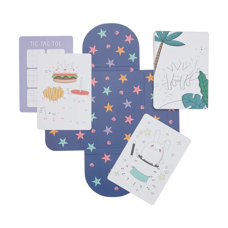 OOLY Paper Games Activity Cards-Connect the Dots 1233847