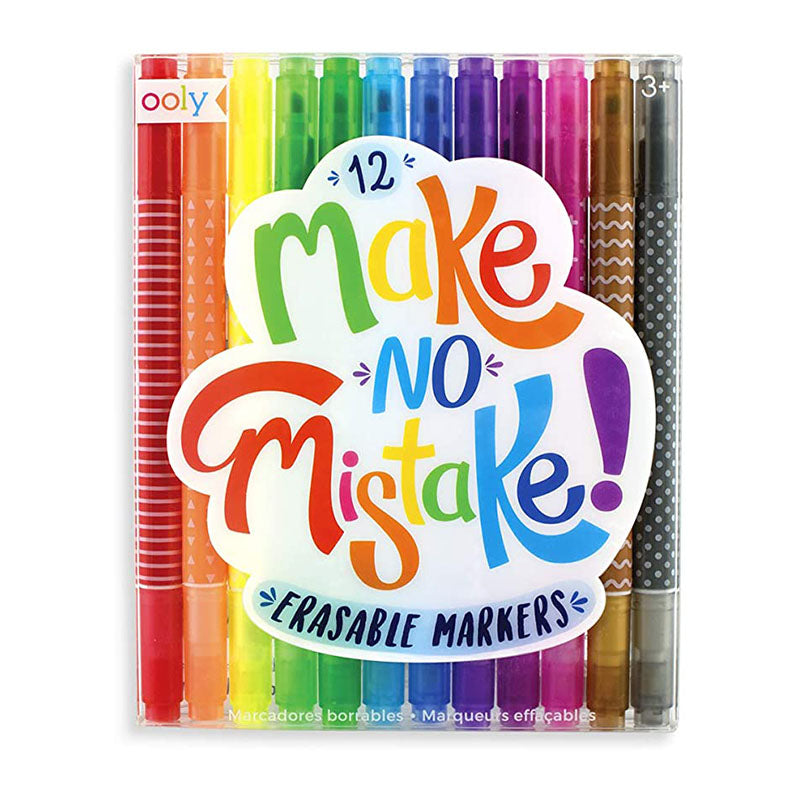 OOLY Make No Mistake Erasable Markers 12s 1233840