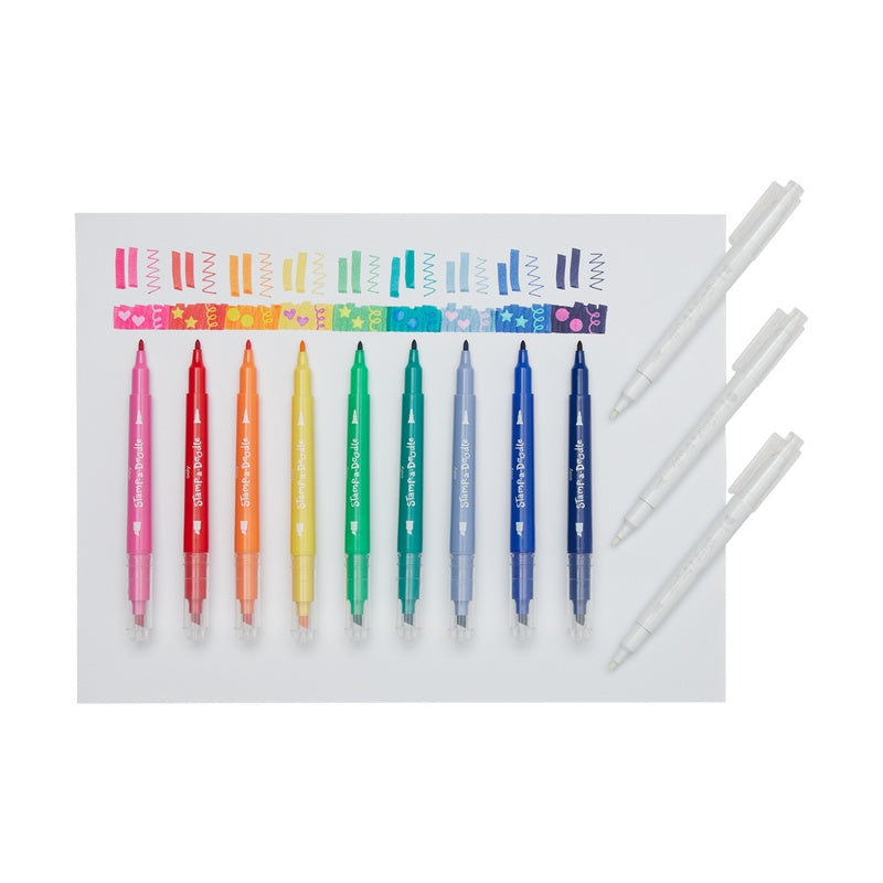 OOLY Stamp-A-Doodle Double-Ended Markers 9s 1233857