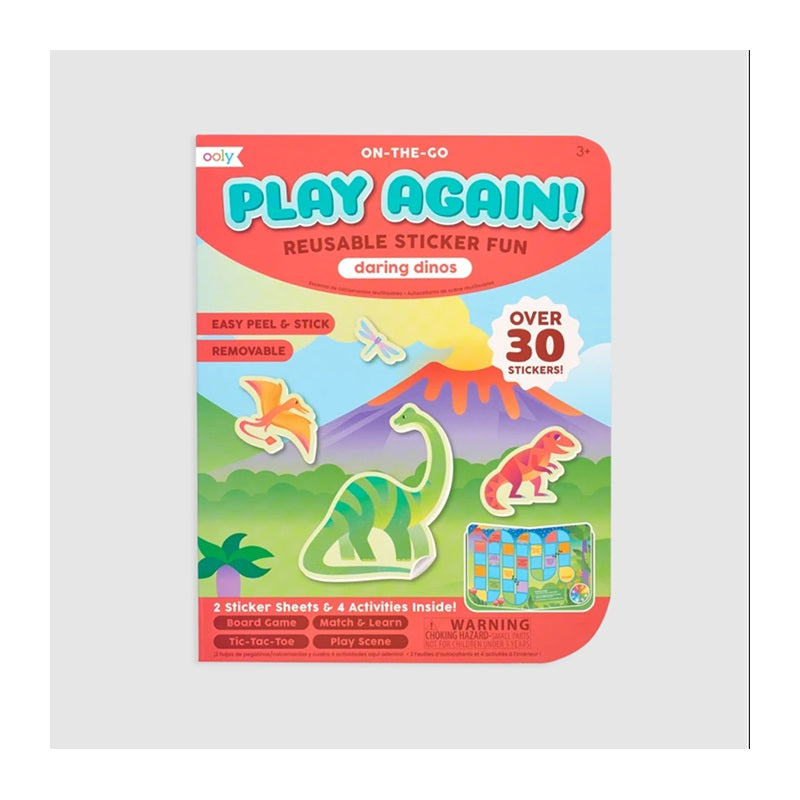 OOLY Play Again! Mini Activity Kit-Daring Dinos 1233850