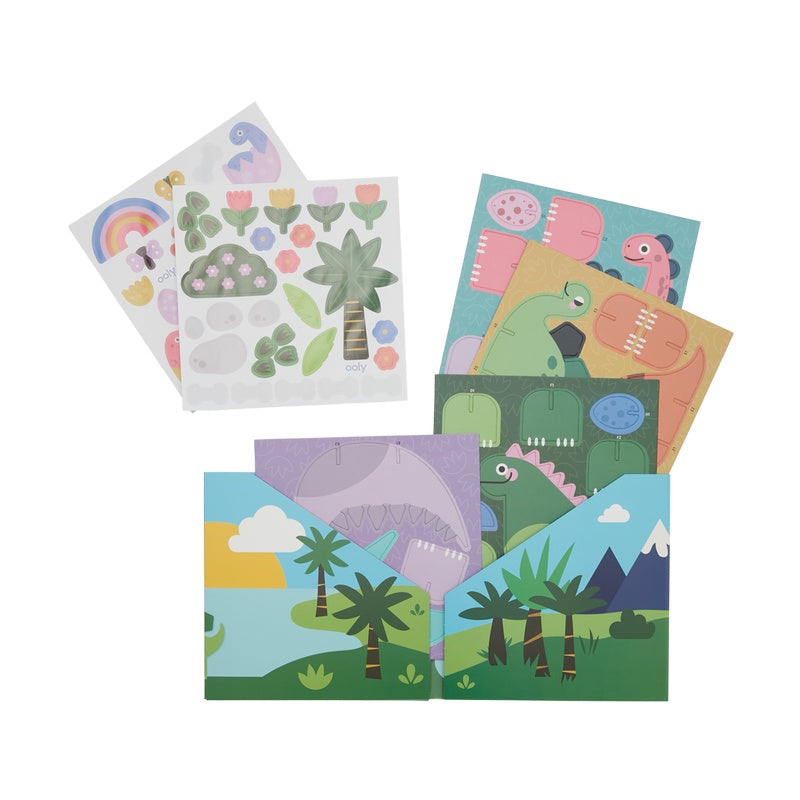 OOLY Pop!Make & Play Activity Scene-Dino Land 1233851