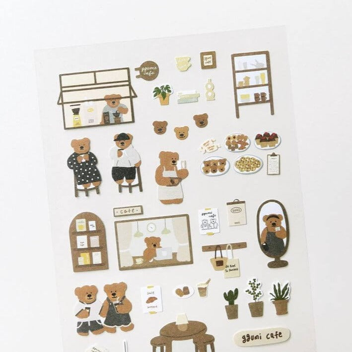 SUATELIER Stickers No.1145 Ggumi Café