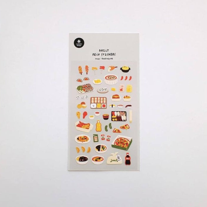 SUATELIER Stickers No.1149 Food Trip #6