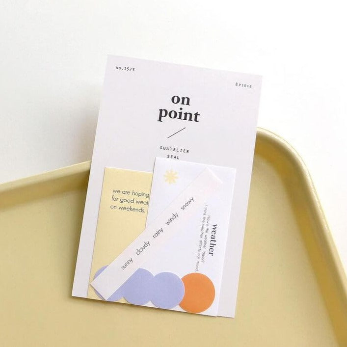 SUATELIER Stickers No.1573 On Point.08