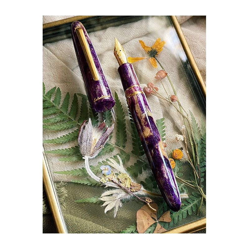 ESTERBROOK Estie Purple Gold Rush Regular Fountain Pen-Fine Default Title