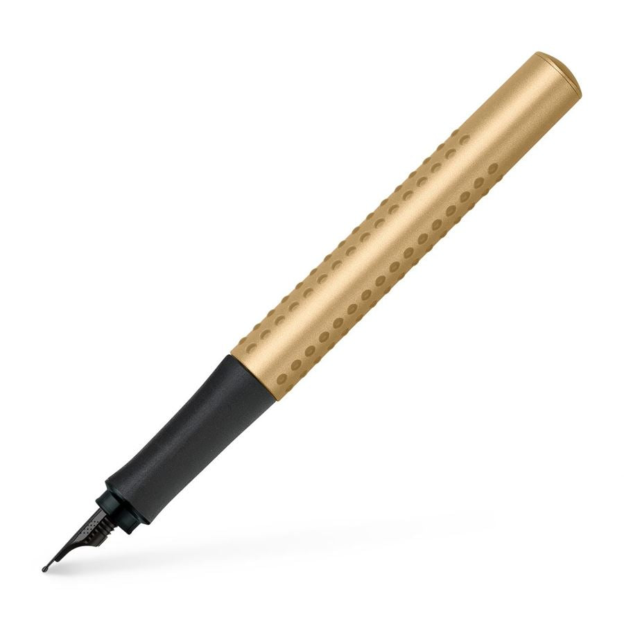 FABER-CASTELL DESIGN Grip 2011 Gold Fountain Pen-Medium Default Title