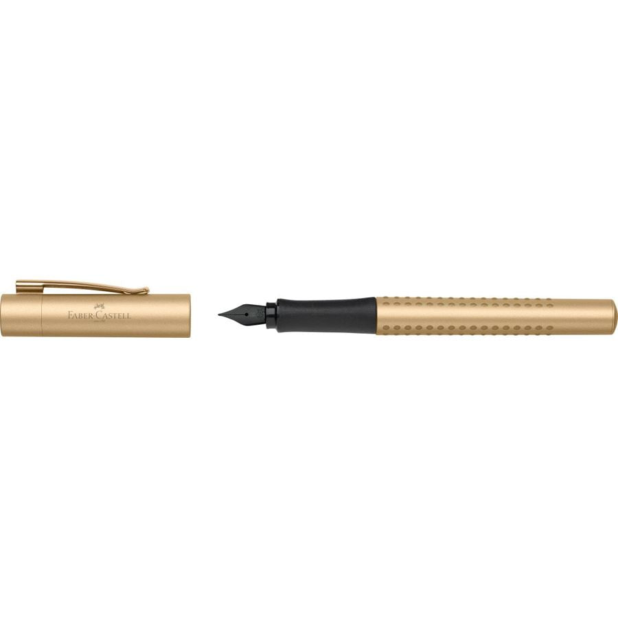 FABER-CASTELL DESIGN Grip 2011 Gold Fountain Pen-Medium Default Title