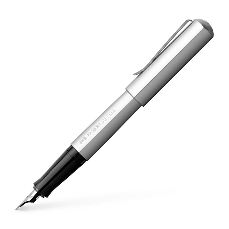 FCD Hexo Silver Fountain Pen-Medium Default Title