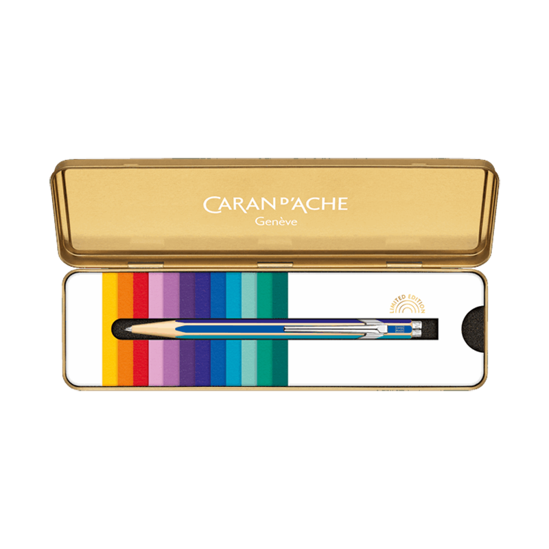 CARAN D'ACHE 849 Color Treasure Rainbow Ball Pen Cool Default Title