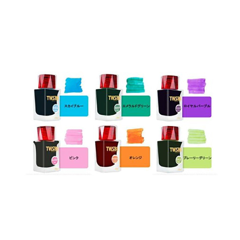 TWSBI 1791 FP Ink 18ml Combo 6 Colour Pack