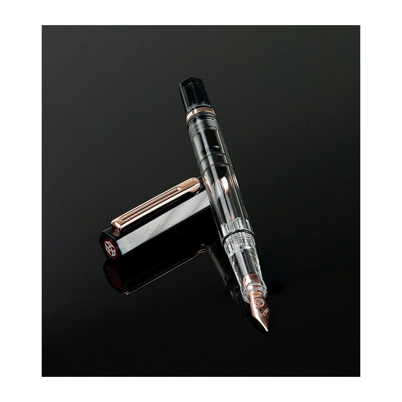 TWSBI ECO Rose Gold Smoke Fountain Pen-Medium