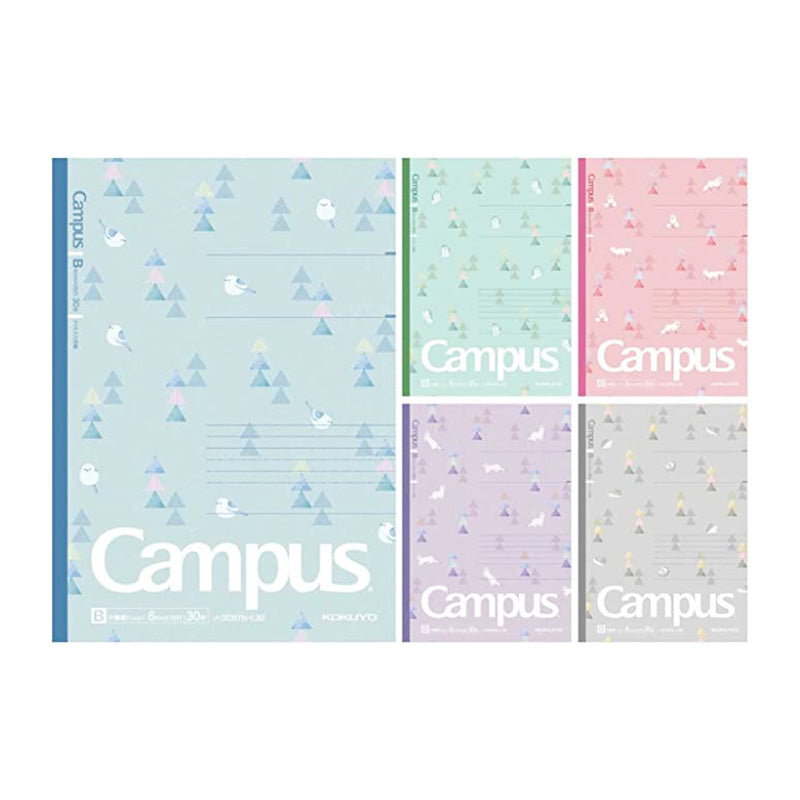 KOKUYO Campus Notebook Ltd B5 Dark Ruled Palette Tree 5Col Default Title