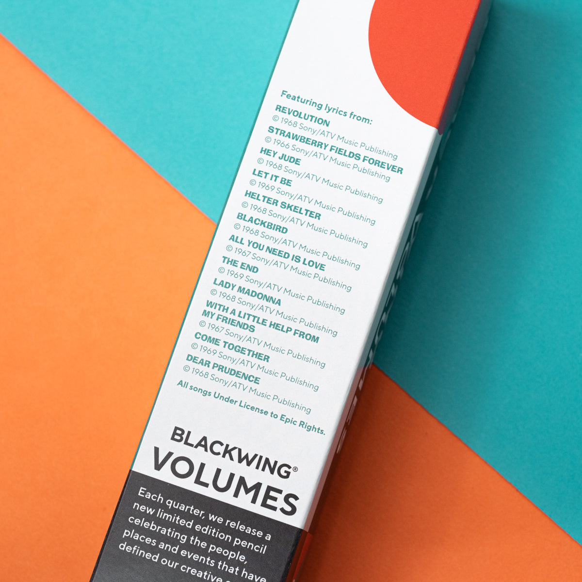 BLACKWING Pencil Limited Edition Volumes 192 Lennon & McCartney Default Title