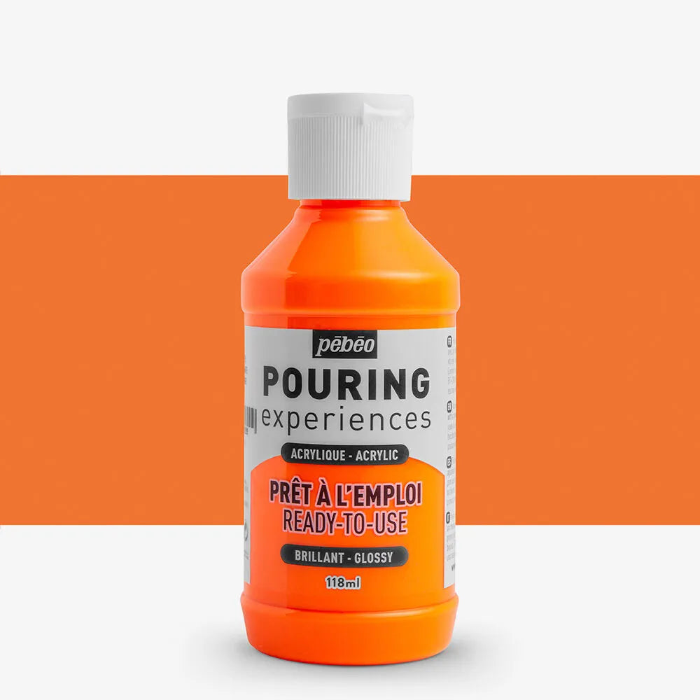 PEBEO Pouring Experiences 118ml Fluorescent Orange