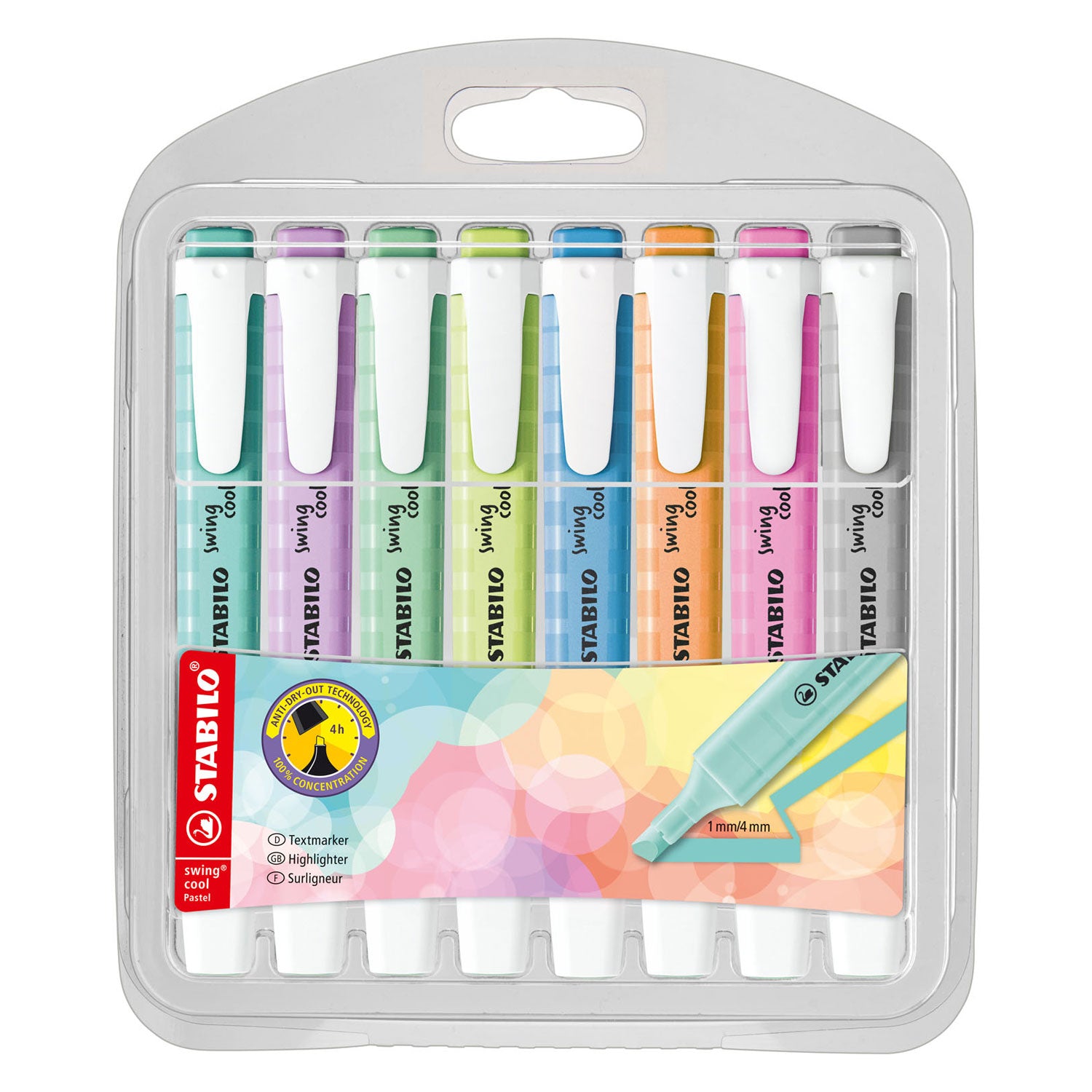 STABILO swing cool Pastel Highlighter Wallet 8s