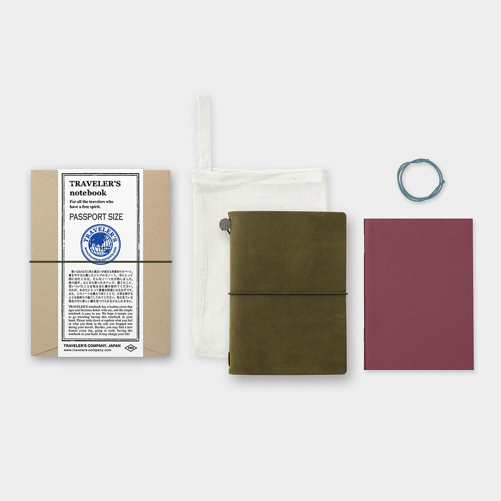 TRAVELERS Notebook Passport Size Olive