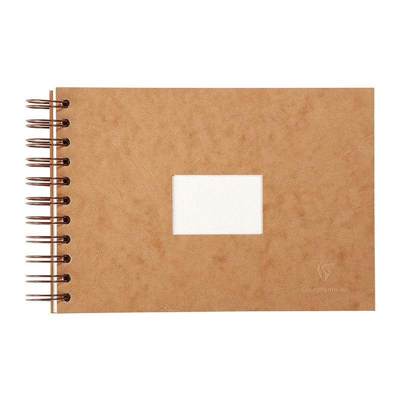 CLAIREFONTAINE Watercolour Travel Album 300g 20x20cm Tobacco 20s Default Title