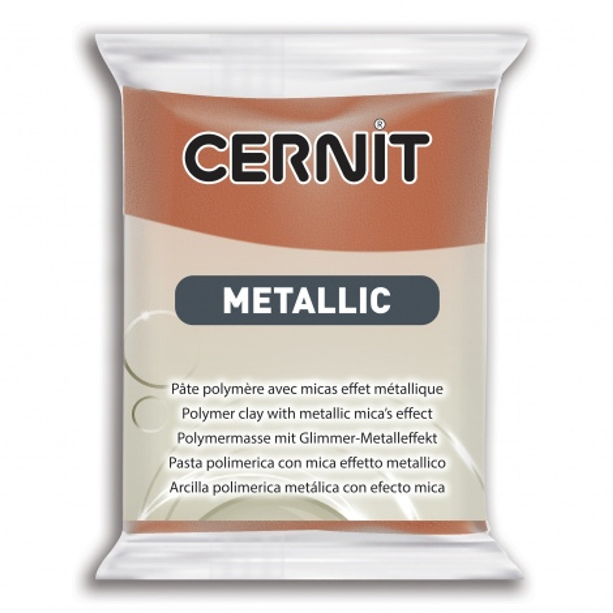 CERNIT Polymer Clay 56g Metallic 058 Bronze Default Title