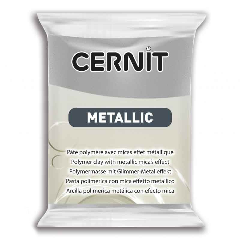 CERNIT Polymer Clay 56g Metallic 080 Silver Default Title