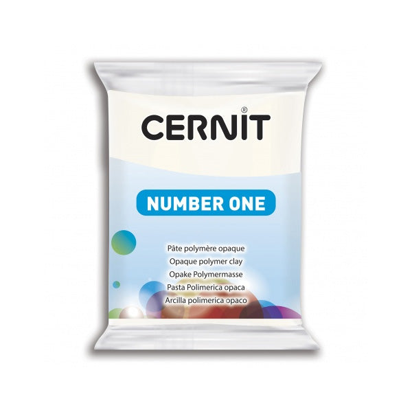 CERNIT Polymer Clay 56g Number One 027 Opaq White Default Title