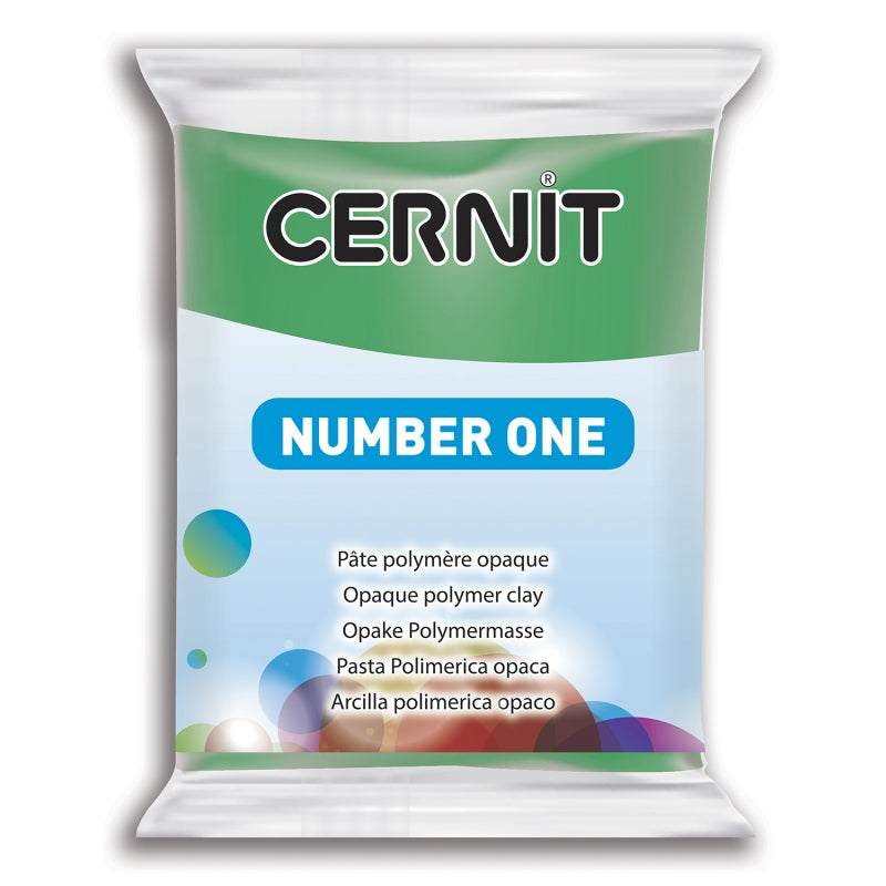 CERNIT Polymer Clay 56g Number One 600 Green