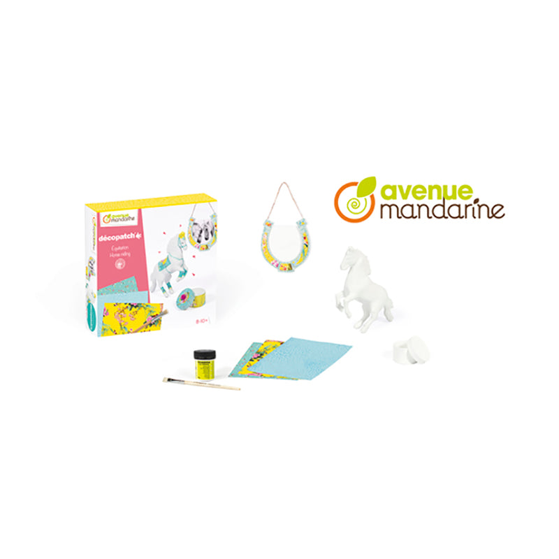 AVENUE MANDARINE Creative Box decopatch Horse Riding Default Title