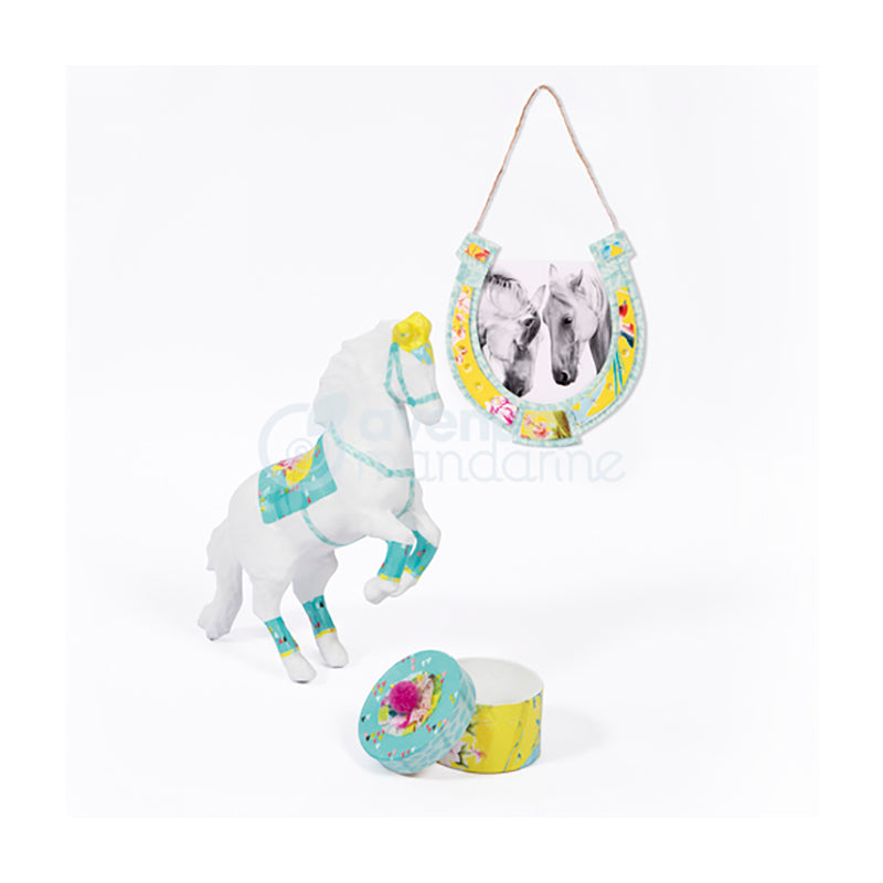 AVENUE MANDARINE Creative Box decopatch Horse Riding Default Title