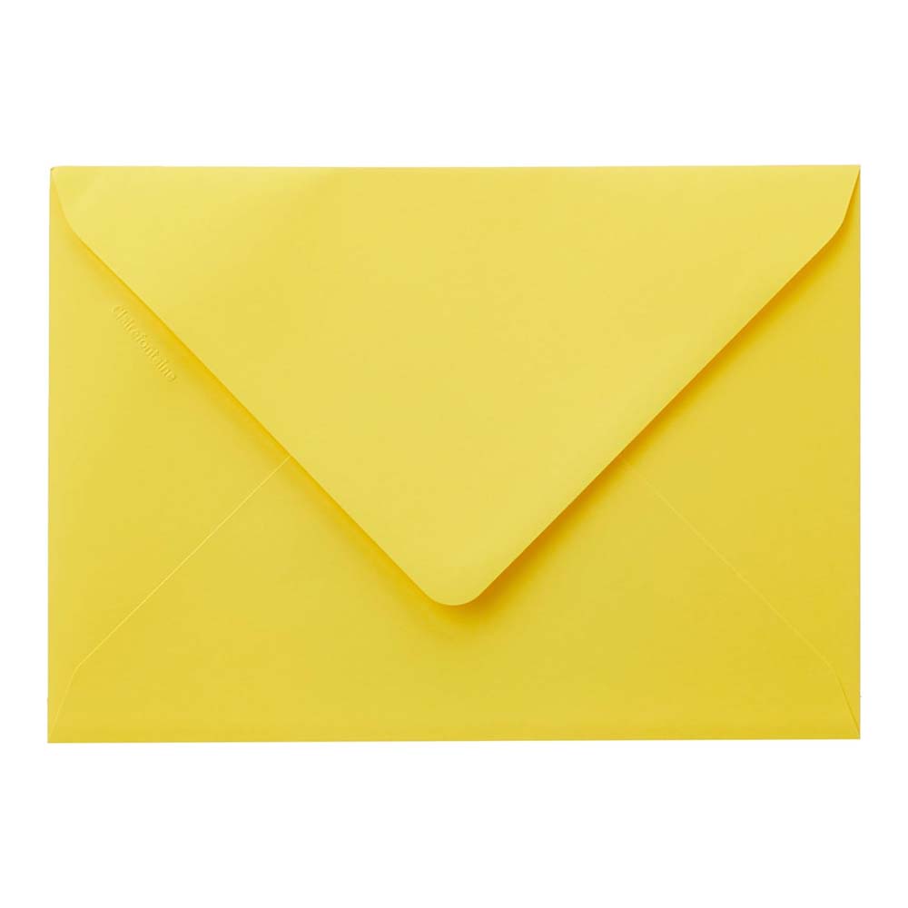 POLLEN Envelopes 120g 162x229mm Intensive Yellow 5s