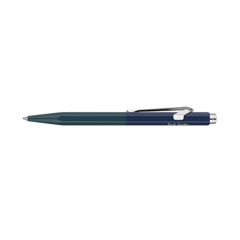 CARAN D'ACHE 849 Ball Pen x Paul Smith Limited Edition Racing Green/Navy Default Title