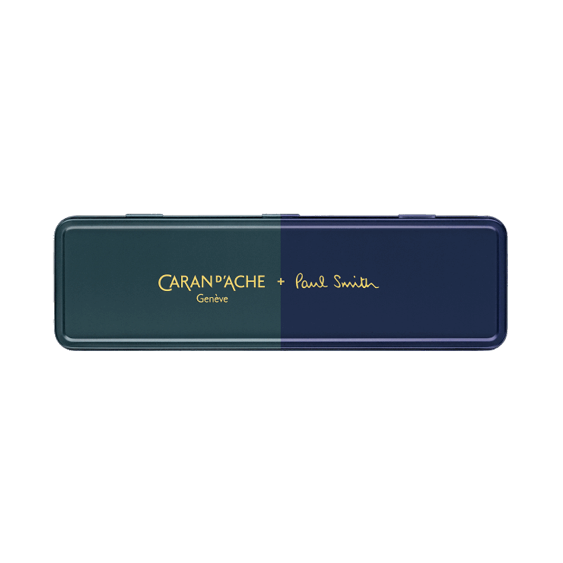 CARAN D'ACHE 849 Ball Pen x Paul Smith Limited Edition Racing Green/Navy Default Title