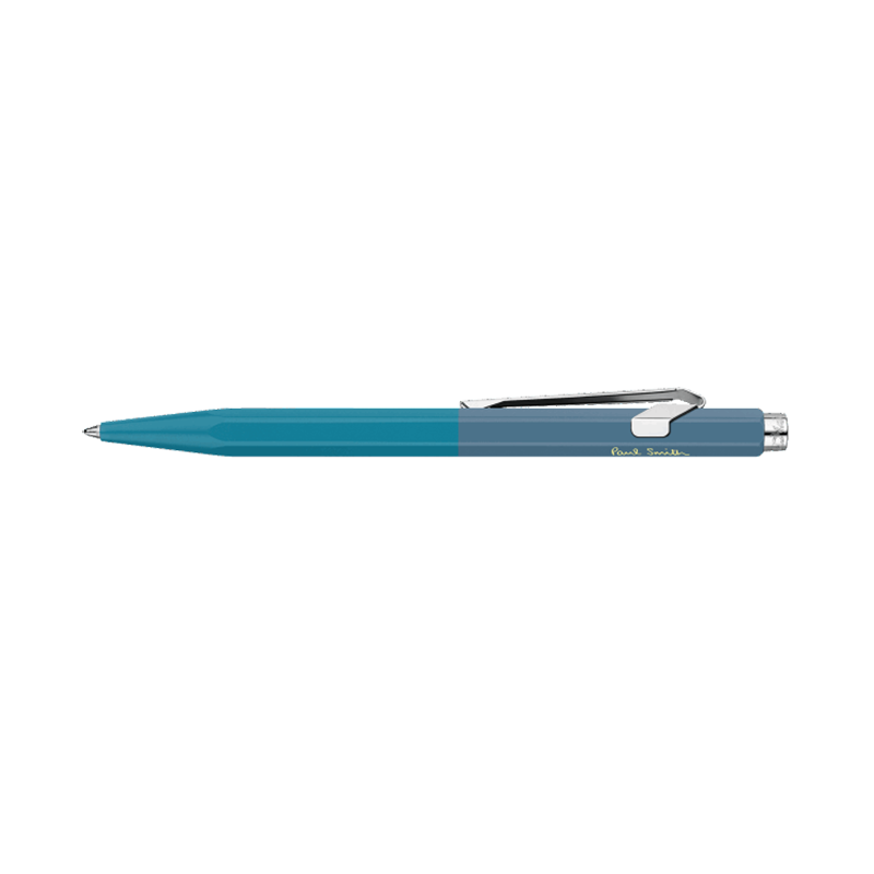 CARAN D'ACHE 849 Ball Pen x Paul Smith Limited Edition Cyan/Steel Default Title