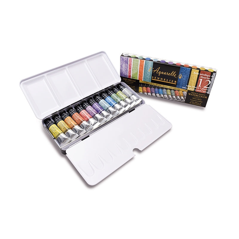 SENNELIER L'Aquarelle Iridescent Watercolour 12x10ml