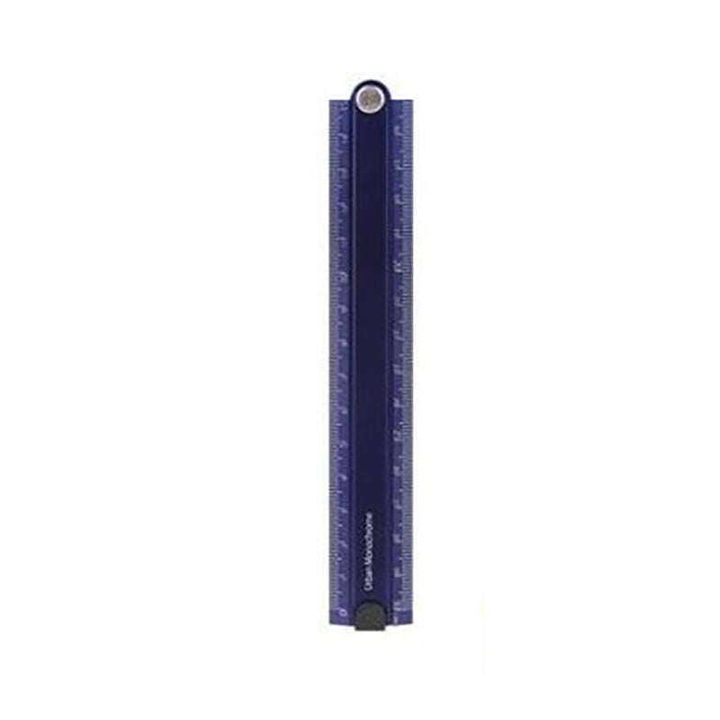 KOKUYO Urban Monochrome Foldable Ruler 30cm Dark Blue Default Title