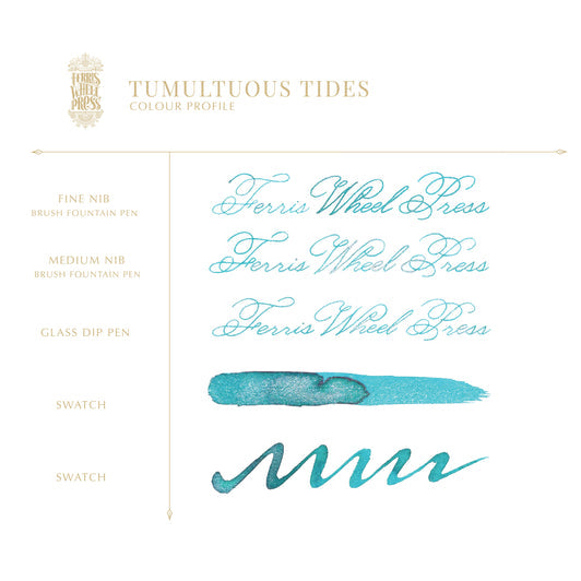 FERRIS WHEEL PRESS Fountain Pen Ink 20ml Ferritales Tumultous Tides Default Title