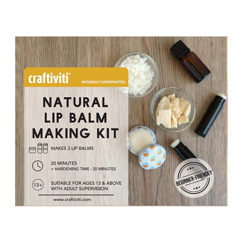CRAFTI-KIT Mini Natural Lip Balm Making Kit