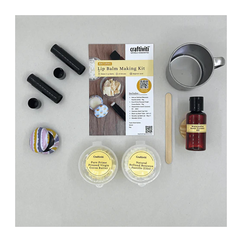 CRAFTI-KIT Mini Natural Lip Balm Making Kit
