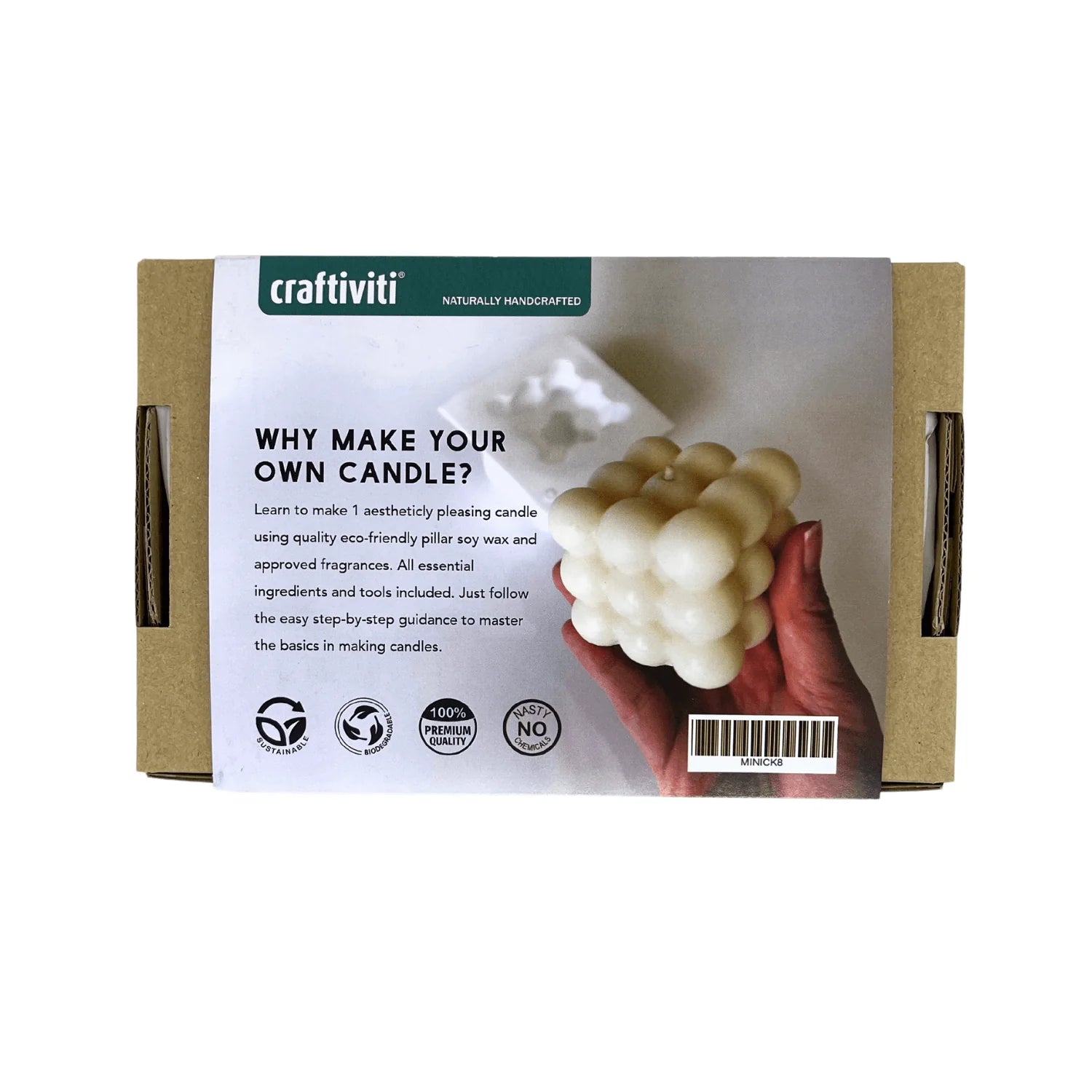 CRAFTI-KIT Mini Bubble Candle Making Kit