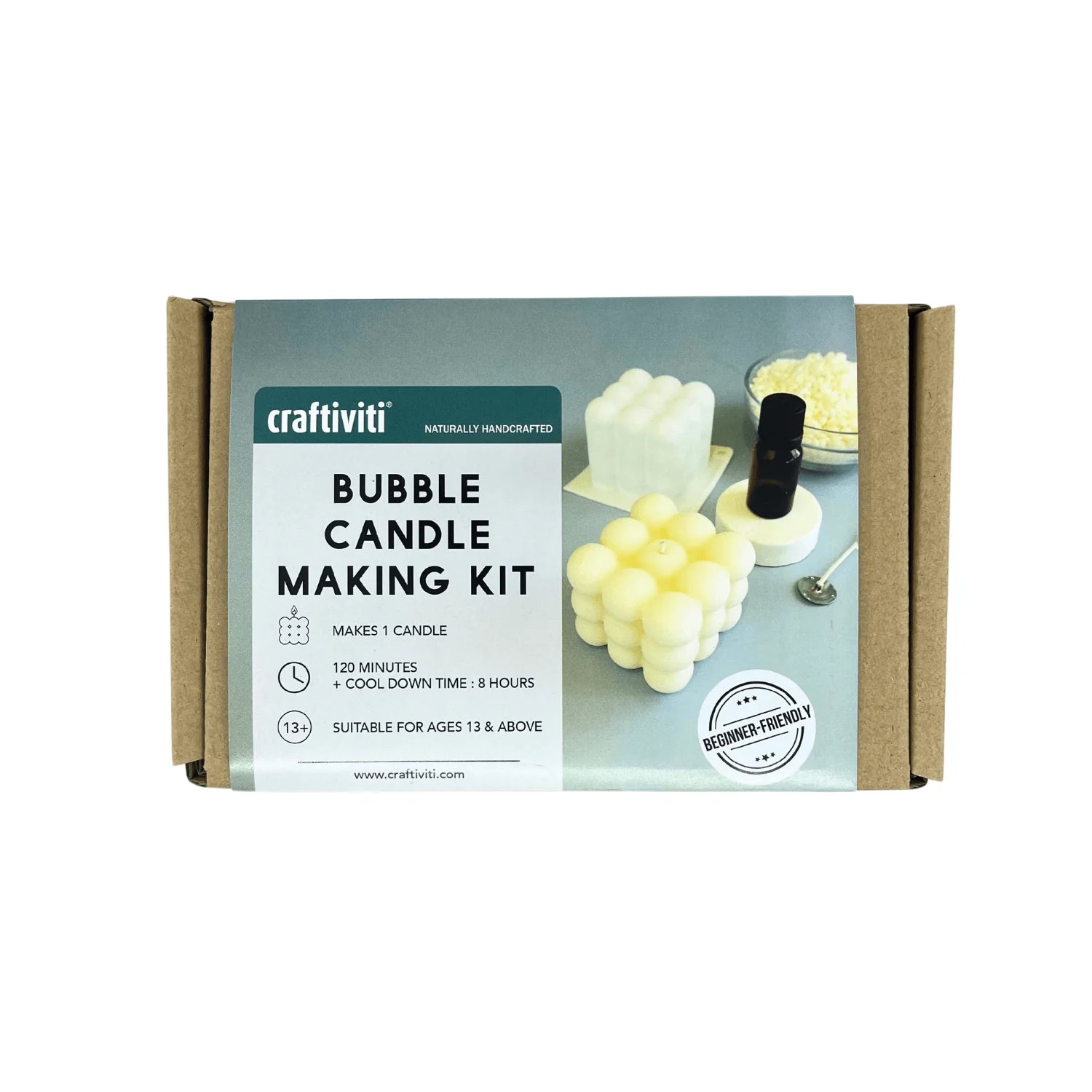 CRAFTI-KIT Mini Bubble Candle Making Kit