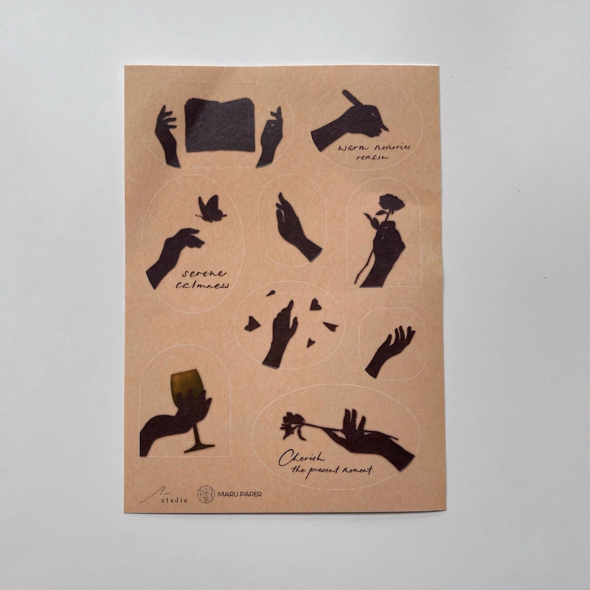 SOM STUDIO x marupaper Sticker Sheet Golden Hour