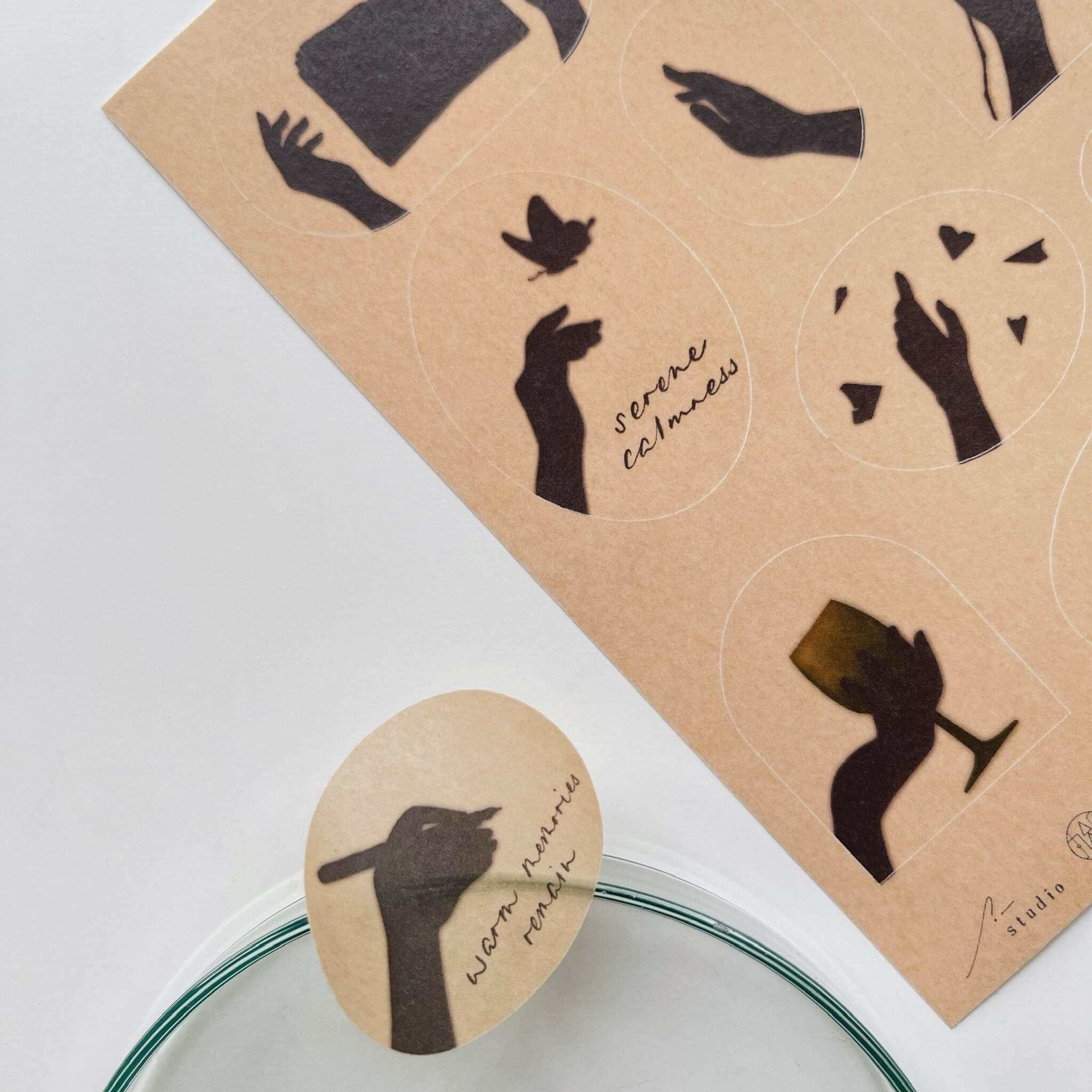 SOM STUDIO x marupaper Sticker Sheet Golden Hour