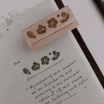 SOM STUDIO x marupaper Rubber Stamp Every Phase Of