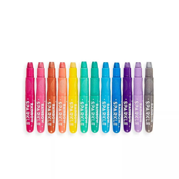 OOLY Rainbow Sparkle Watercolor Gel Crayons 12s 1242261