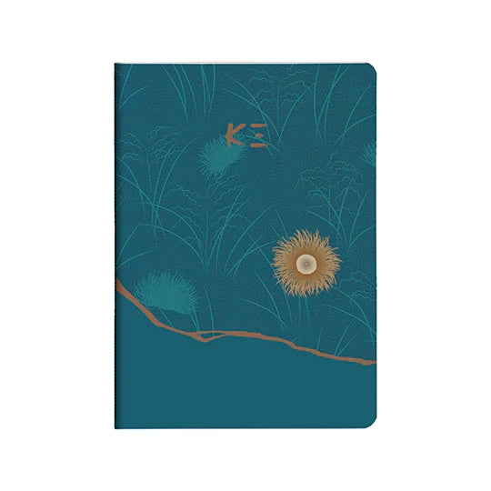 CF x K3 Maiko Blue Stapled Notebook A5 32s Lined Tanpopo