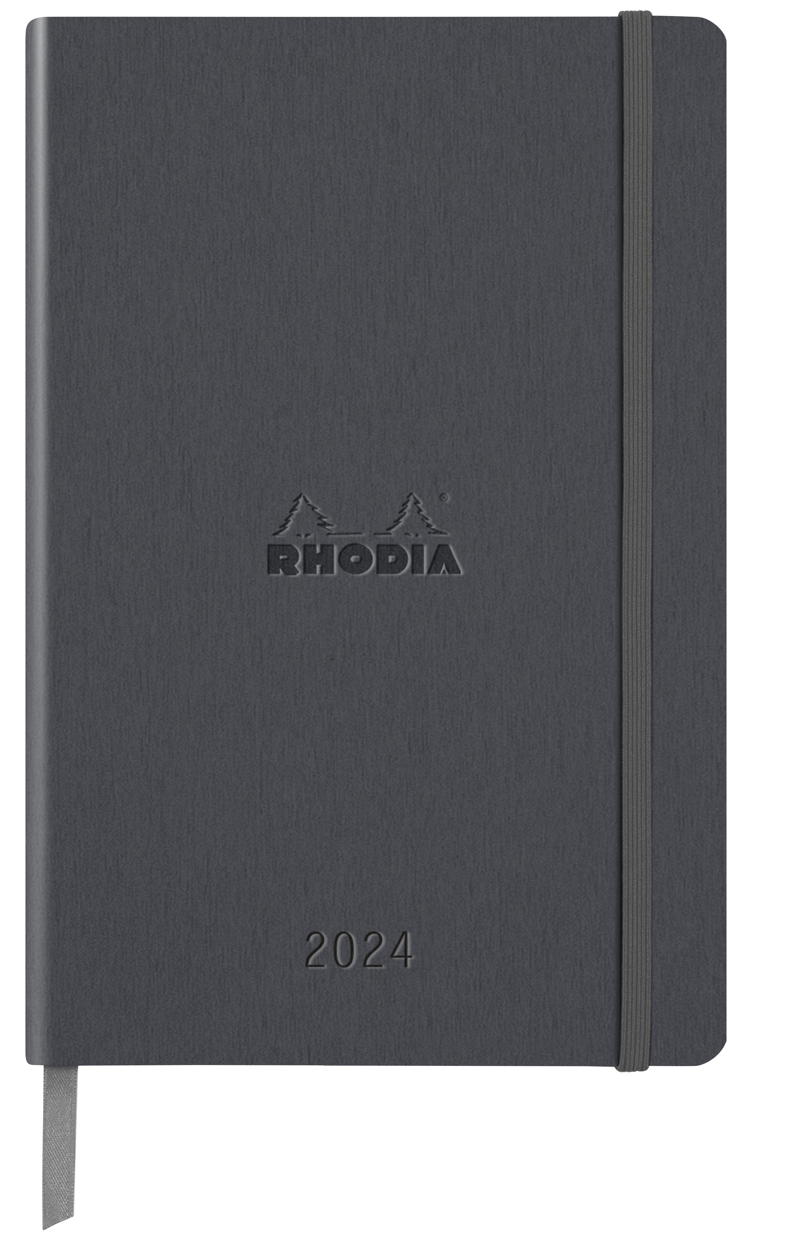 RHODIA 2024 Webplanner A5 Weekly Horizontal Titanium Default Title